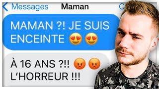LES PIRES SMS DES PARENTS ! MAMAN VS PAPA