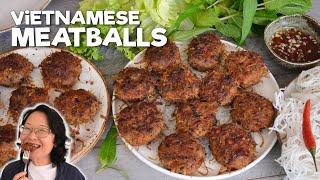 Meatballs of Vietnamese Crispy Spring Roll Stuffing – No frying!