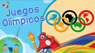 Juegos Olimpicos 2024 para Niños (Video Educativo para Niños) Paris 2024
