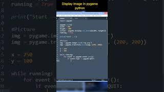 Pygame - Display Image in Pygame python || Pygame python tutorial #python #pygame