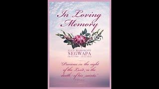 Funeral Service of Lucy Mamoropo Segwapa