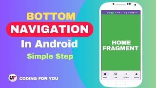 Bottom Navigation Bar | Bottom Navigation Bar in Android Studio using Java | Explanation