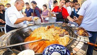 Уличная еда в Узбекистане - 1500 кг. Плова (Pilau) + Маркет-тур в Ташкенте!
