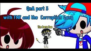 QnA part 3 /Ask the FNF and the Corruption Gang\ + N from Murder Drones (Gacha Life 2 Animation)