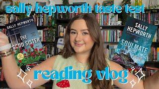 THRILLER READING VLOG 2023 | sally hepworth taste test