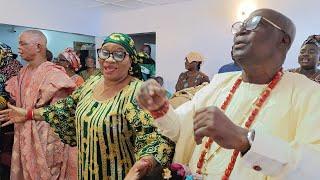 MOMENT OONI’S DAD SHOWS DANCING SKILLS AT OLORI AGBA’S 70TH BIRTHDAY GET TOGETHER