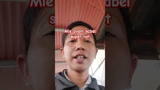 Mie ayam yamin sambal super hot #makanmie #makanbesar #mieayamviral #shorts