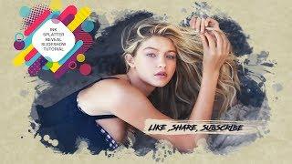 Ink Splatter Reveal Slideshow Tutorial || FREE AE Project File