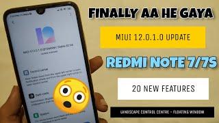 FINALLY OFFICIAL MIUI 12.0.1.0 Update For Redmi Note 7/7S | Latest & New Features | Install Now