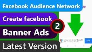 How to create Facebook banner ads in android studio || Facebook Banner Ads Integration