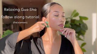 Easy Gua Sha follow along tutorial (very relaxing)