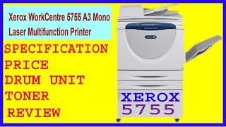 xerox 5755 photocopier machine complete specs review