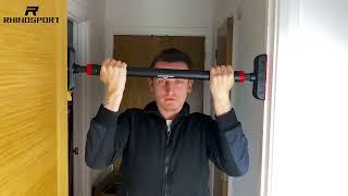 Pull Up Bar Review (Best Doorway Pull Up Bar) RHINOSPORT Pull Up Bar P5