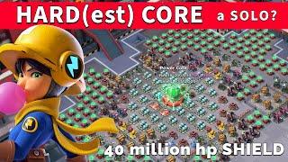 HARD CORE with a 40 MILLION health points SHIELD - BOOM BEACH gameplay/operation attack strategy