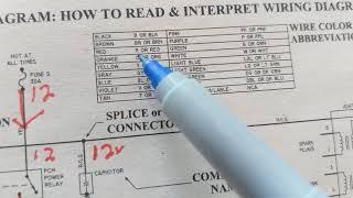 HOW TO READ AND DIAGNOSE PROBLEMS FOR FROM WIRING DIAGRAMS SIMPLIFIED FOR BEGINNERS part one