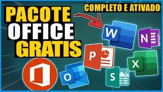 COMO BAIXAR e INSTALAR MICROSOFT OFFICE ATIVADO GRATIS OFICIAL COMPLETO 2024 | WORD, EXCEL e ETC