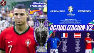 PES 2021 al 2024 EURO 2024 V2 COMPLETA OPTION FILE PS4 PS5 PC EDITEMOSPES