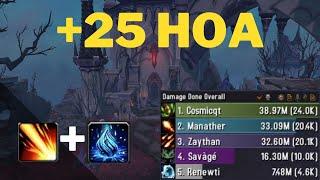 20.4k Overall Fire Mage +25 Halls High Mythic+ POV