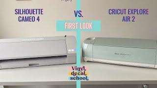 Silhouette Cameo 4 Unboxing And First Use // Cricut Vs Silhouette, Which One Is Better?