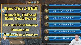 Toram Online - New Tier 5 Shot, Martial, Thunder Halberd, & Dual Sword Skills Explanation & Preview