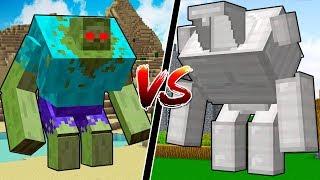 NEW MINECRAFT GOLEM vs MUTANT CREATURES!!