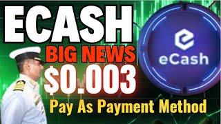 Ecash Price Prediction 2024 | E-Cash News today | Price Prediction 2025| Crypto News today