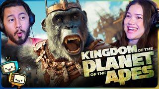 KINGDOM OF THE PLANET OF THE APES Trailer Reaction! | Super Bowl 2024