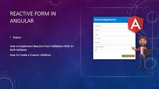 Reactive Forms in Angular 16 | Custom Validation | password validation in angular