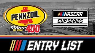 2025 NASCAR Cup Series Entry List for Las Vegas