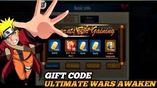 GIFT CODE ULTIMATE WARS AWAKEN