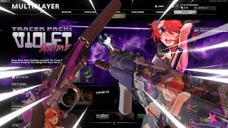 the NEW VIOLET ANIME TRACER PACK in COLD WAR! SHOWCASE AND GAMEPLAY (NEW PURPLE TRACER BUNDLE)