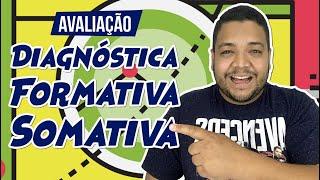 AVALIAÇÃO DIAGNÓSTICA, FORMATIVA E SOMATIVA