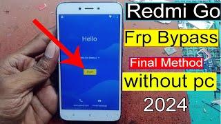 REDMI GO FRP BYPASS M1903C3GG 8.1.0 GOOGLE ACCOUNT BYPASS 2022 (WITHOUT PC)