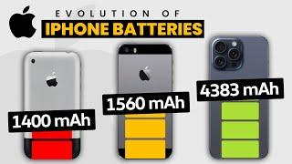 Evolution of iPhone Batteries | All iPhone Battery Comparison