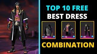 TOP 10 PRO DRESS COMBINATION WITH KO NIGHT BUNDLE IN FREE FIRE | NEW STORE BUNDLE COMBINATION IN FF