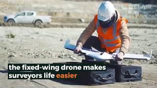 Fixed-wing UAV, the ultimate tool for large sites surveying and mapping