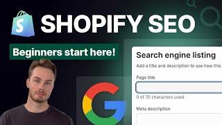 Shopify SEO Optimization for Beginners - Practical Walkthrough