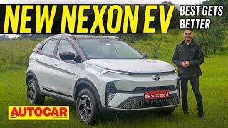 2023 Tata Nexon EV review - New look, new motor, new features! | First Drive | Autocar India