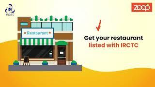 Get your Restaurant listed with IRCTC | Grow your business