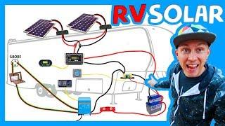 ️ RV SOLAR SYSTEM INSTALLATION  Complete RV Solar Install For Boondocking