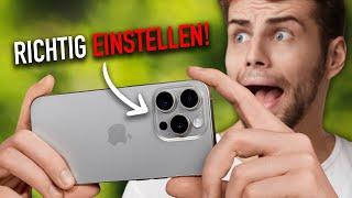 Die besten iPhone 15 Pro Kamera Einstellungen! 