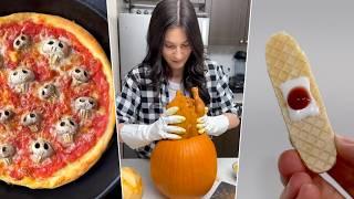 I Tested the Most Cursed Tiktoks- Chicken in a Pumpkin, Edible Bandaids, Skeleton Pizza