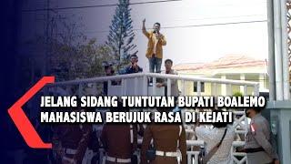 Jelang Sidang Tuntutan Bupati Boalemo, Mahasiswa Berujuk Rasa Di Kejati