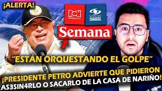 ¡ALERTA!  PRESIDENTE PETRO ADVIERTE QUE PIDIERON AS3*SIN4RLO O SACARLO DE CASA DE NARIÑO EN 3 MESES