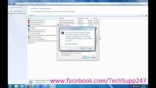 How to Uninstall, Disable or Delete Internet Explorer 8 in Windows 7