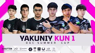 OGC SUMMER CUP FINAL DAY 1 | DUNYONI ENG ZO'R KAMANDALARI DAXSHAT #pubgmobile