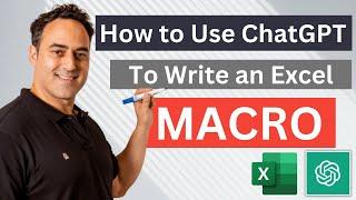 How to Use AI ChatGPT to Write Excel Macros