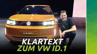 ID.1 for €20,000? ... VW board members reveal all!