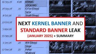 NEXT KERNEL BANNER AND STANDARD BANNER LEAK  | Arknights