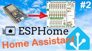 ESPHome  Home Assistant ESP-Wroom-32 8 input + 8 output (2)